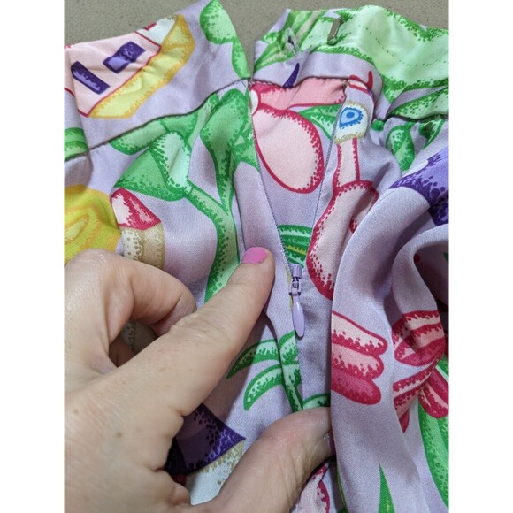 Nice Things by Paloma S. Plant & Cactus Theme Wide Leg Side Zipper Pants Size 8 - Picture 4 of 12